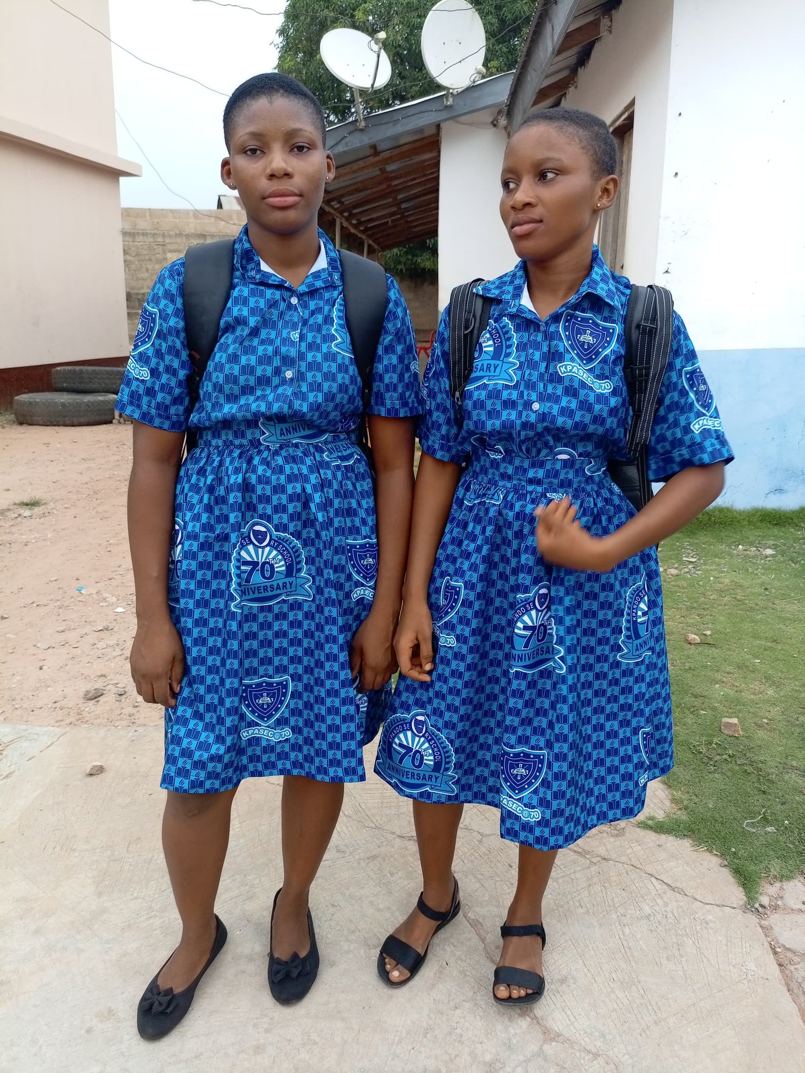 Placeholder: volunteers supporting children