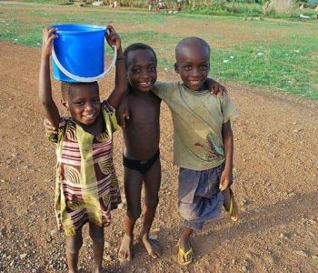 Children in search of water