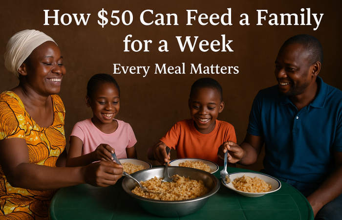 How $50 Can Feed a Family for a Week