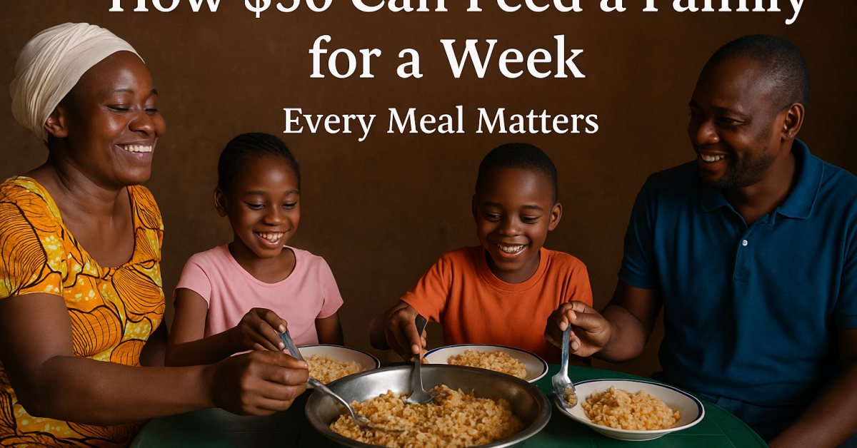 How $50 Can Feed a Family for a Week How $50 Can Feed a Family for a Week