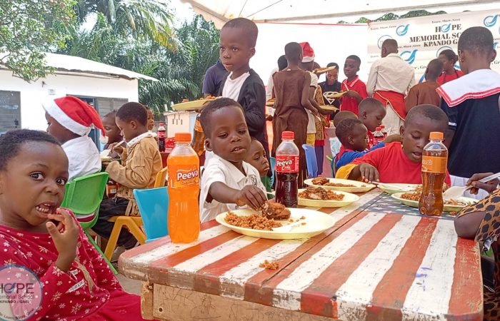 End of year party for Hope Memorial School learners